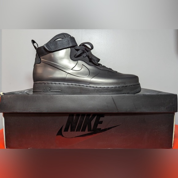 air force 1 foamposite cup triple black